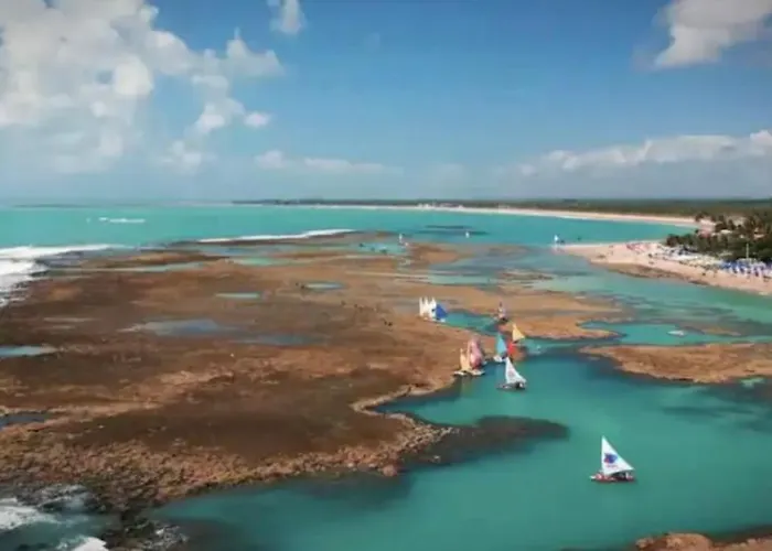 Porto de Galinhas - 3 quartos a 30m do mar